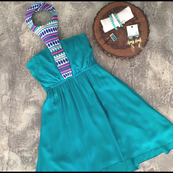 NWT Judith March T Strap Halter Dress - Picture 3 of 8